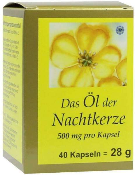 Nachtkerzenöl 500 mg 40 Kapseln