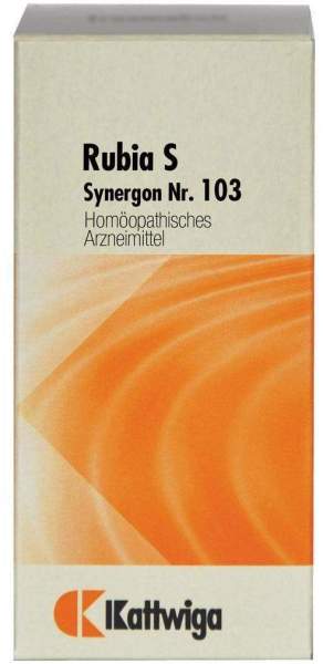 Synergon 103 Rubia S Tabletten 100 Tabletten
