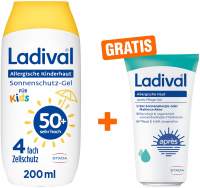 Ladival allergische Kinderhaut Gel LSF 50+ 200 ml + gratis allergische Haut Apres Pflege Gel 50 ml