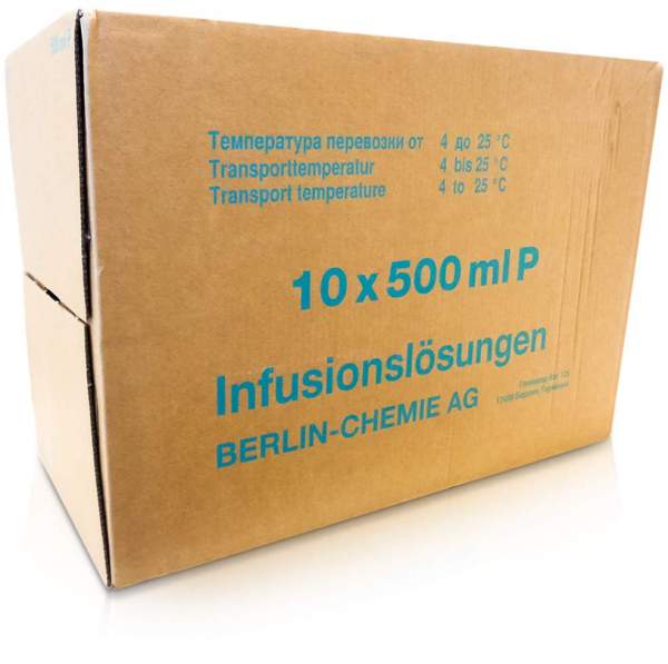 Ringer Lactat Plastik Infusionslösung 10 X 500 ml Infusionslösung