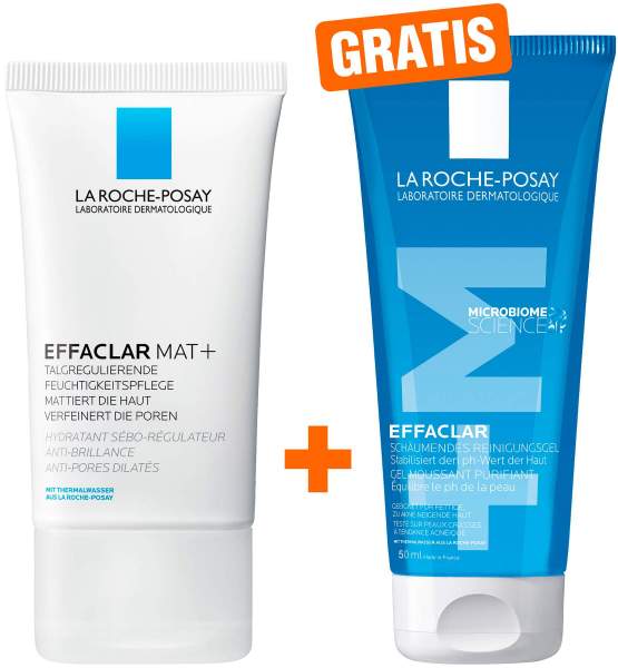 La Roche Posay Effaclar Mat+ 40 ml Creme + gratis Effaclar Gel 50 ml