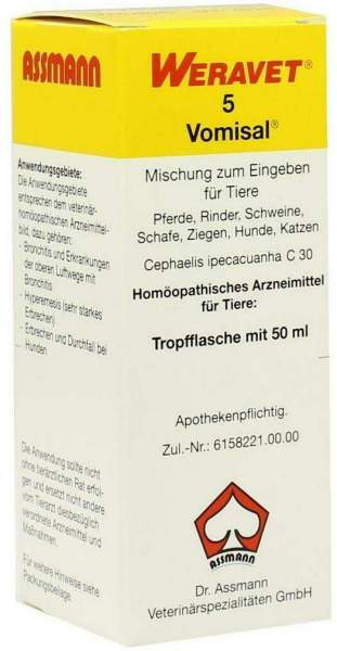 Vomisal 5 vet. 50 ml Tropfen