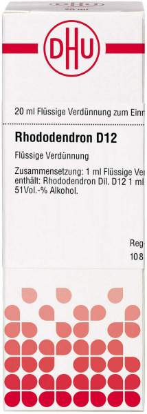 Rhododendron D 12 Dilution 20 ml