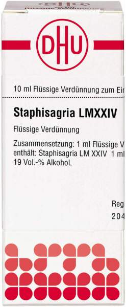 Dhu Staphisagria Lm Xxiv 10 ml Dilution