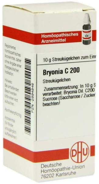 Dhu Bryonia C200 10 G Globuli