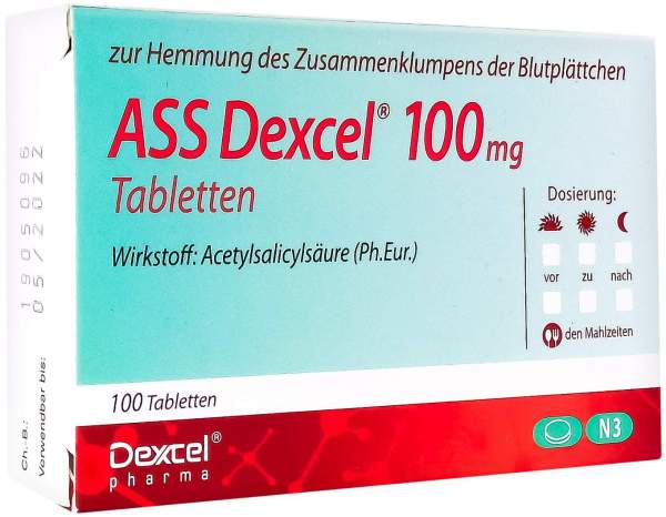Ass Dexcel 100 mg 100 Tabletten