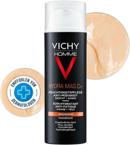 Vichy Homme Hydra Mag C+ 50 ml Feuchtigkeitspflege Anti-Müdigkeit