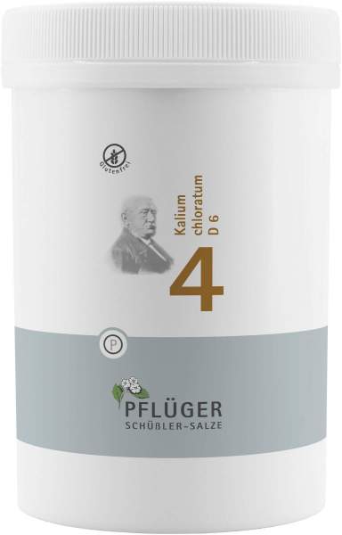 Biochemie Pflüger 4 Kalium Chloratum D6 4000 Tabletten