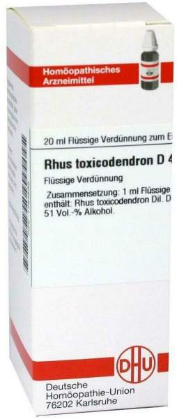 Dhu Rhus Toxicodendron D4 Dilution