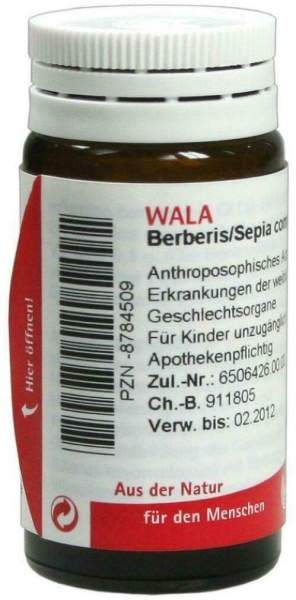 Wala Berberis Sepia Comp. 20 G Globuli
