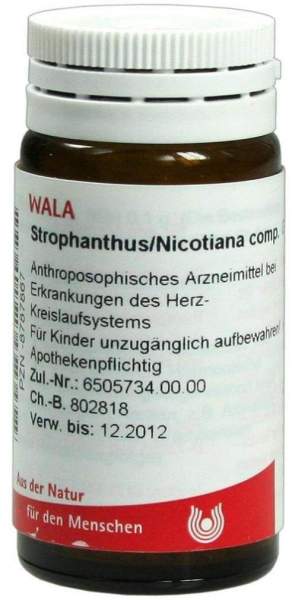 Wala Strophanthus Nicotiana comp. 20 g Globuli