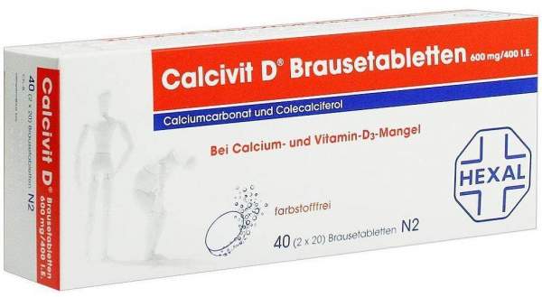 Calcivit D 40 Brausetabletten