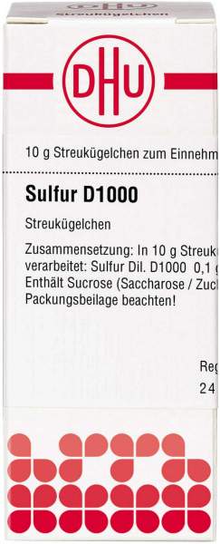Sulfur D 1000 Globuli 10 g