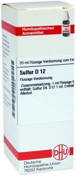 Sulfur D12 Dhu 20 ml Dilution