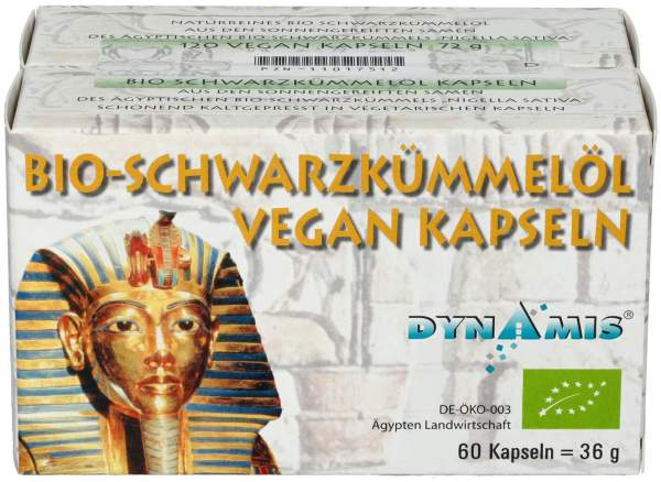 Schwarzkümmel Bio Vegan 120 Kapseln