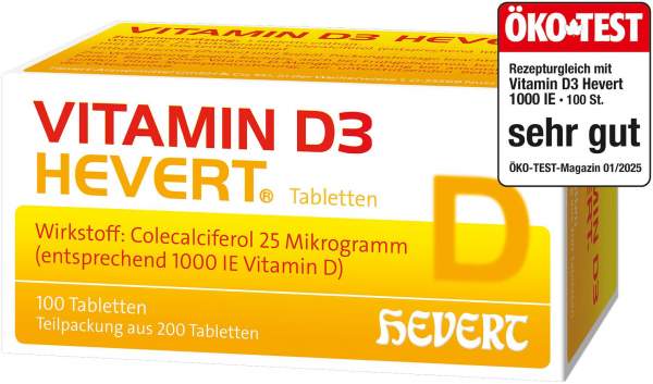 Vitamin D3 Hevert 200 Tabletten