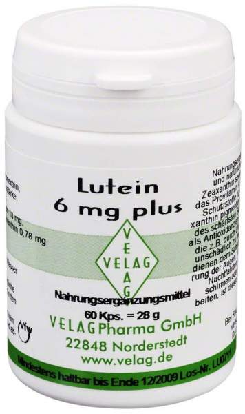Lutein 6 mg Plus Kapseln