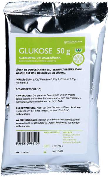 Glukose 50 G Limette Plv.Z.Her.E.Lsg.Z.Einnehmen