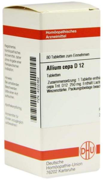 Allium Cepa D12 80 Tabletten
