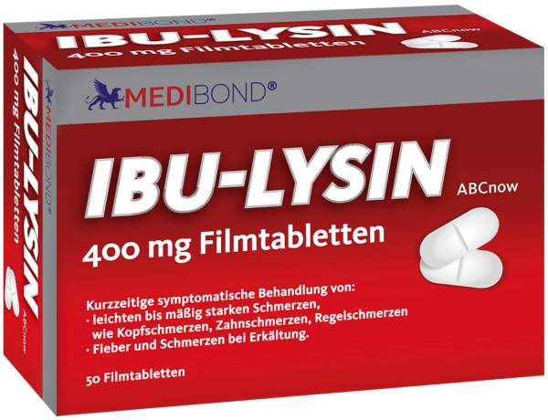 Ibu Lysin Medibond 400 mg 50 Filmtabletten