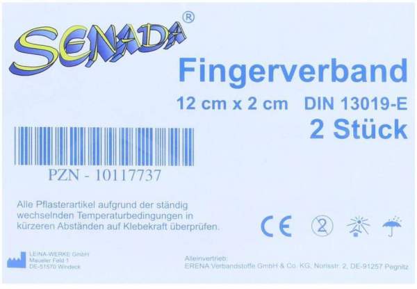 Senada Fingerverband 2 X 12 cm 2 Verbände