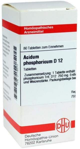 Acidum Phosphoricum D12 80 Tabletten