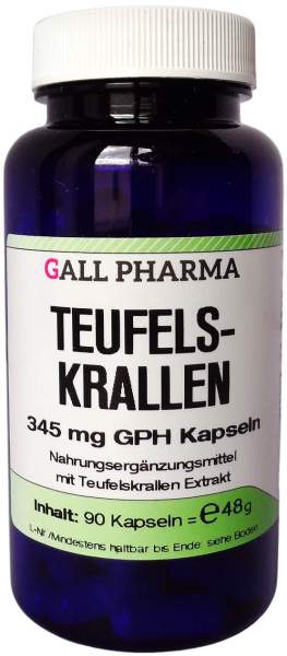 Teufelskrallen 345 mg Gph 90 Kapseln