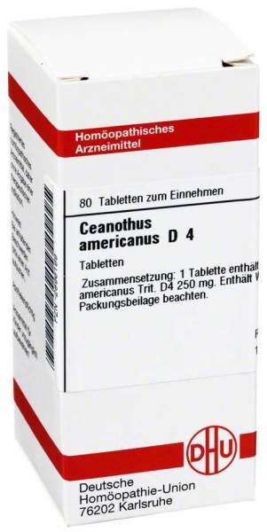 Dhu Ceanothus Americanus D4 Tabletten