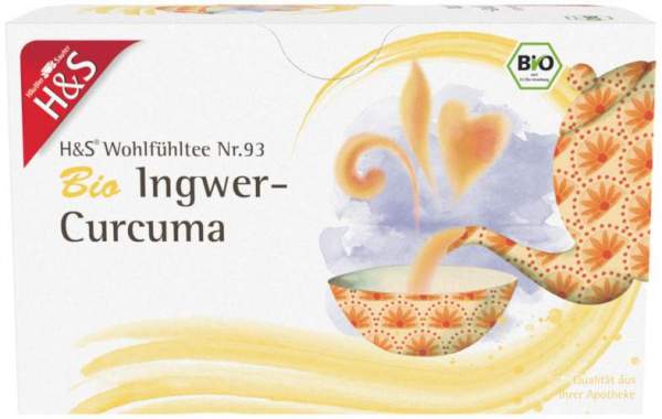 H&amp;S Bio Ingwer-Curcuma 20 Filterbeutel