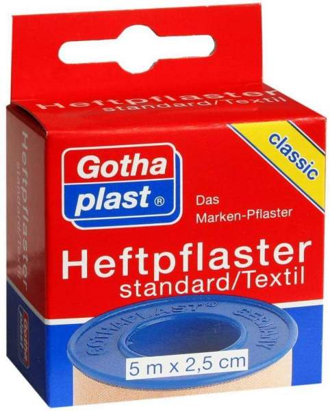 Gothaplast Heftpflaster Standard 5 M X 2,5 cm 1 Pflaster