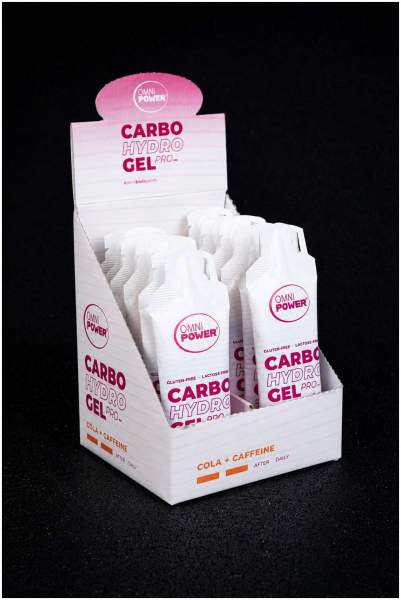 Omni Power Carbo Hydro Gel Pro Cola &amp; Koffein 12 x 75 g