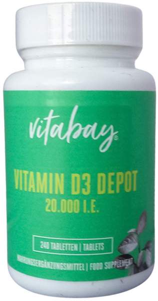 Vitamin D3 Depot 20.000 I.E. Cholecalciferol Tabl.