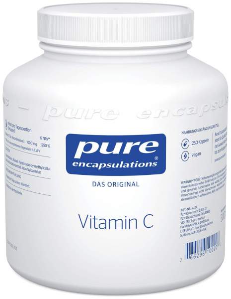 Pure Encapsulations Vitamin C 250 Kapseln