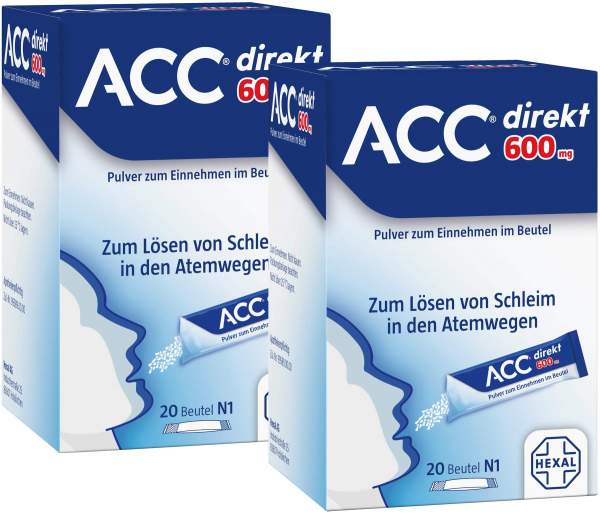 ACC direkt 600 mg Pulver 2 x 20 Beutel