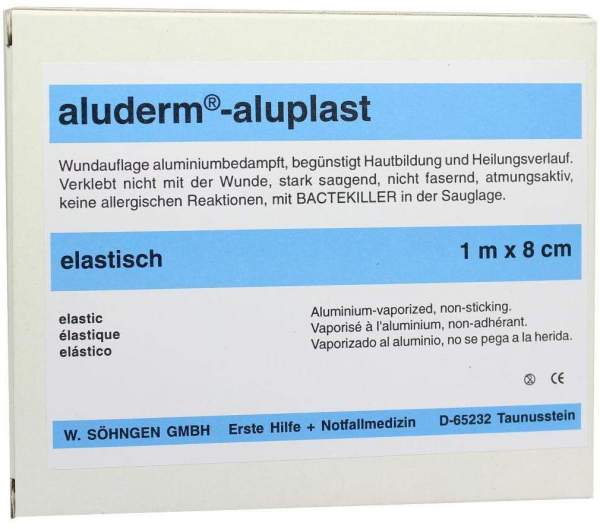 Aluderm Aluplast Wundverband Pflaster 1 M X 8 cm Elastisch 1...