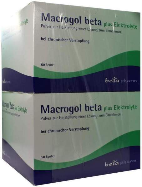 Macrogol Beta Plus Elektrolyte Pulver 100 Beutel