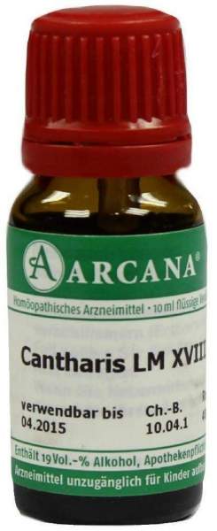 Cantharis Arcana Lm 18 10 ml Dilution