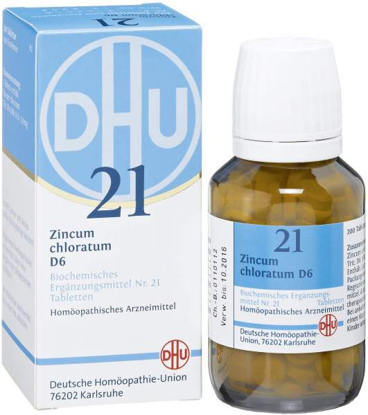 Biochemie Dhu 21 Zincum Chloratum D6 200 Tabletten
