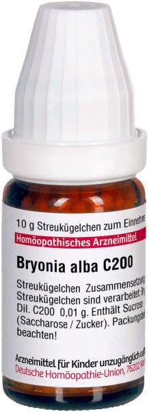 Bryonia Alba C 200 10 G Globuli