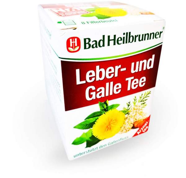 Bad Heilbrunner Tee Leber und Galle 8 Filterbeutel