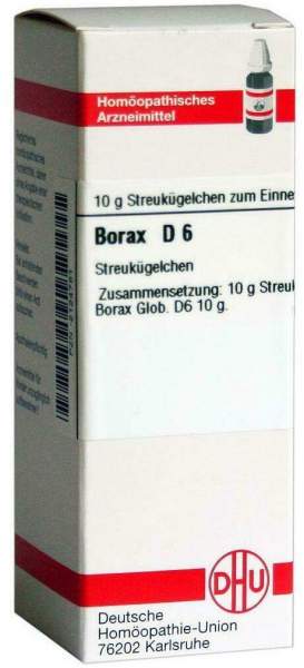 Dhu Borax D6 10 G Globuli
