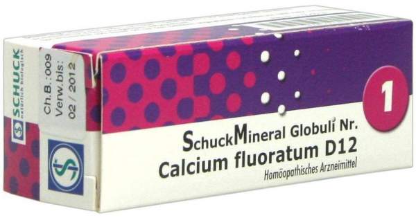 Schuckmineral Globuli 1 Calcium Fluoratu12