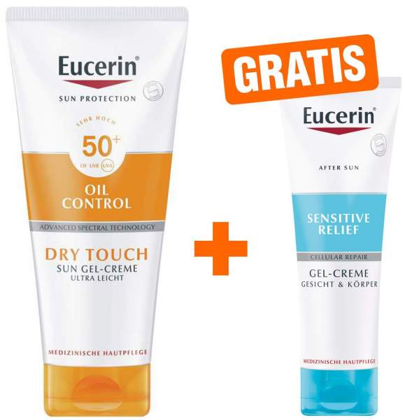Eucerin Sensitive Potect Sun Extra Leicht LSF 30 150 ml Lotion + gratis Sensitive After Sun 50 ml