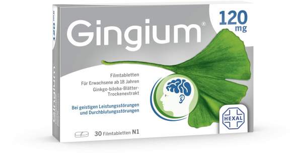 Gingium 120 mg 30 Filmtabletten