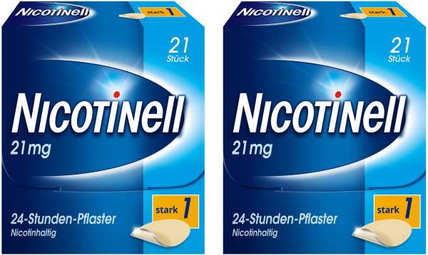 Nicotinell 21 mg 24-Stunden-Pflaster 2 x 21 Stück