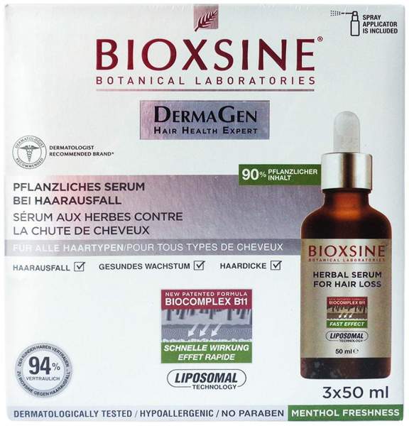 Bioxsine DG Serum für Haarausfall 3 x 50 ml