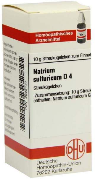 Natrium Sulfuricum D 4 Globuli