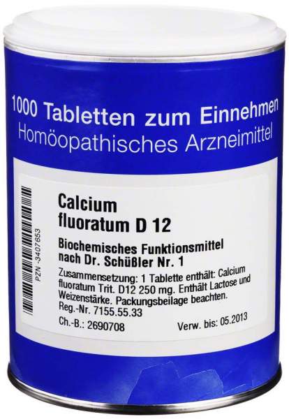 Biochemie Iso 1 Calcium Fluoratum D12 1000 Tabletten
