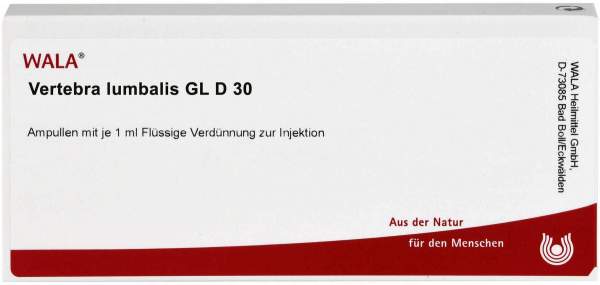 Vertebra Lumbalis Gl D 30 Ampullen 10 X 1 ml