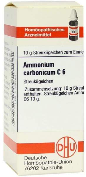Dhu Ammonium Carbonicum C6 Globuli 10 G